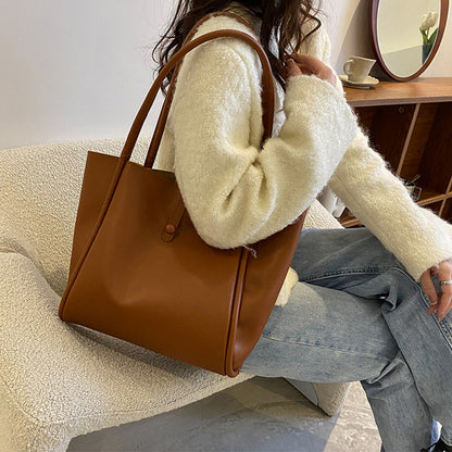 Shopping Shoulder Bag With Wallet Ladies Handbag
