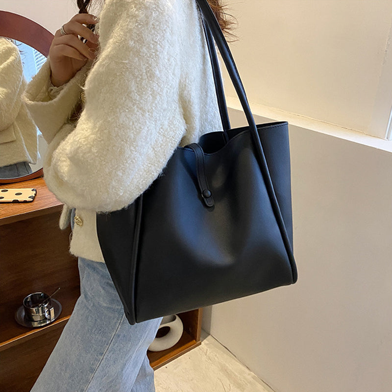 Shopping Shoulder Bag With Wallet Ladies Handbag