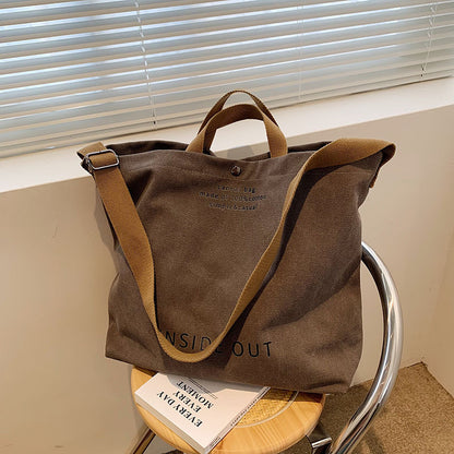 Adjustable Strap Retro Handbag