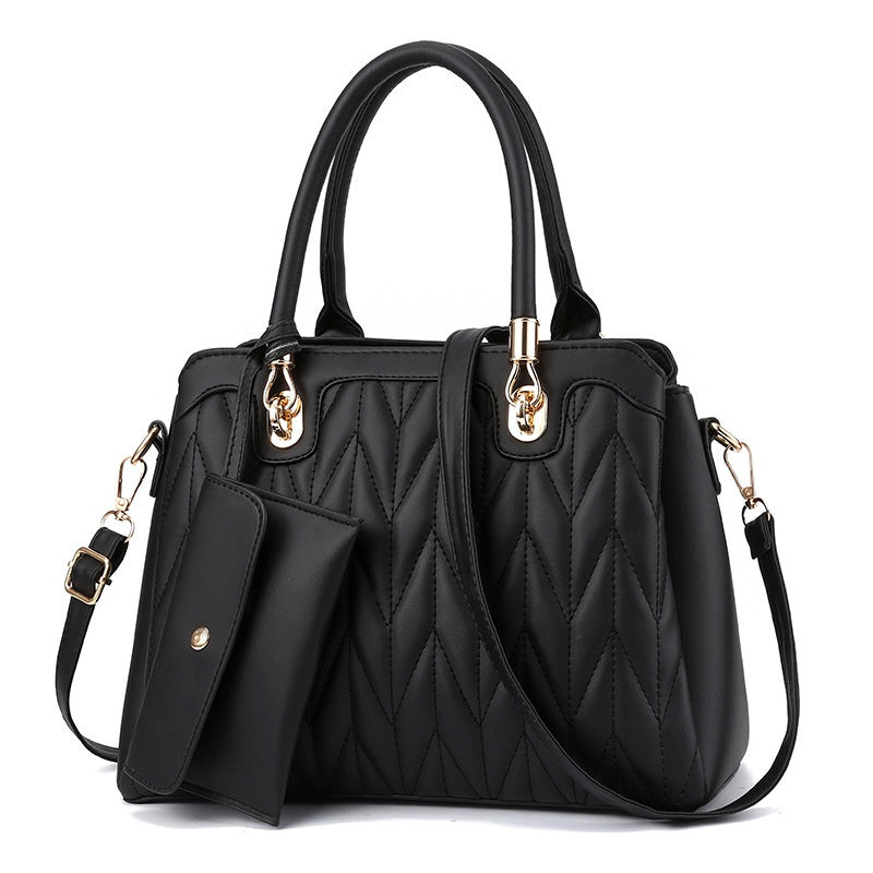 Diamond Pattern Fashionable Handbag
