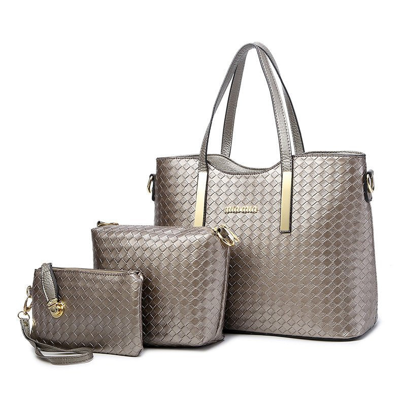 3Pcs Fashionable Handbag Set - Fashionista Finesse