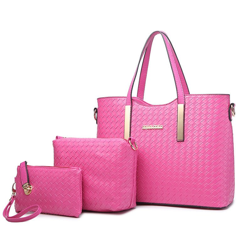 3Pcs Fashionable Handbag Set - Fashionista Finesse