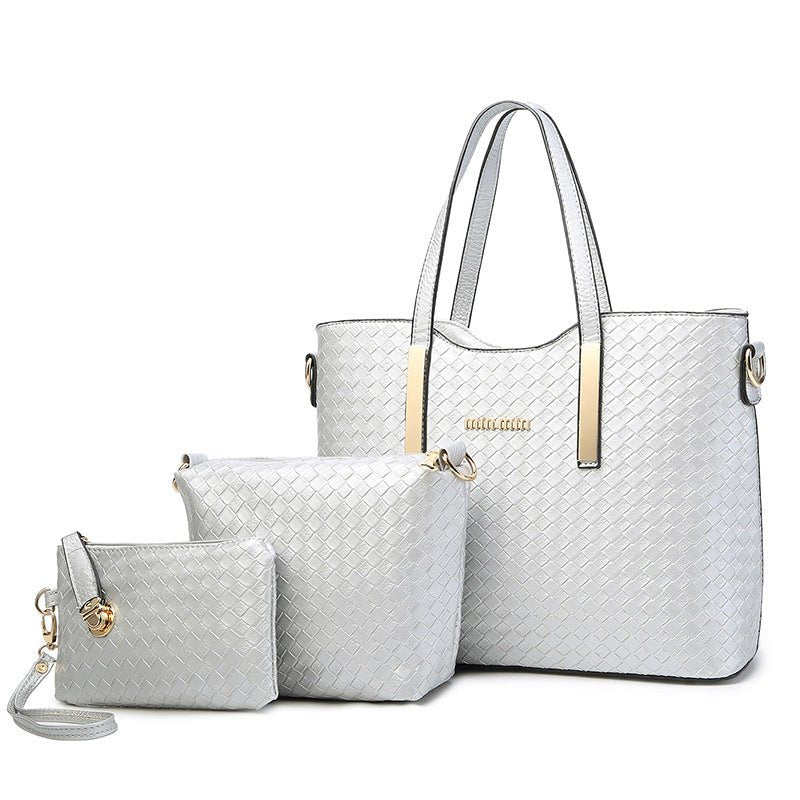 3Pcs Fashionable Handbag Set - Fashionista Finesse