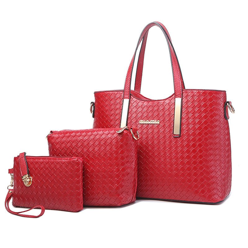 3Pcs Fashionable Handbag Set - Fashionista Finesse