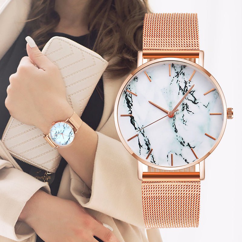 Fashion Rose Gold Watch - Fashionista Finesse