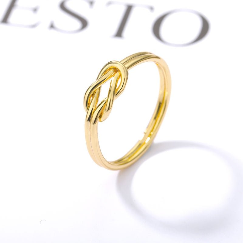 Knot Infinity Rings For Women - Fashionista Finesse