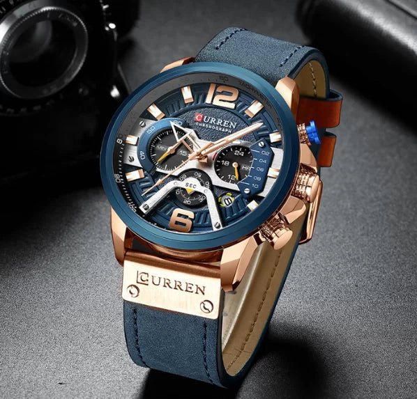 Leather Watch - Fashionista Finesse