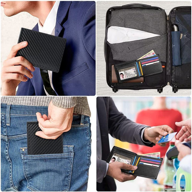 Men's Anti-Magnetic Thin Wallet - Fashionista Finesse