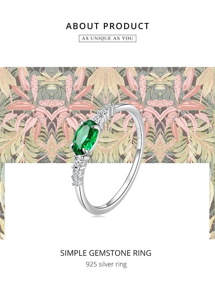 Silver Gemstone Ring for Women Fine Jewellery - Fashionista Finesse