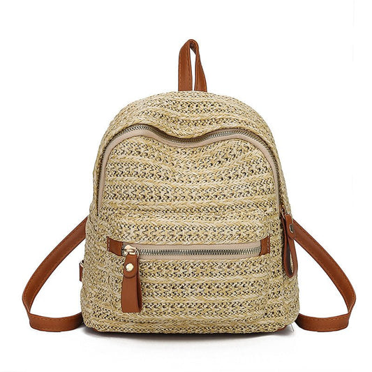 Straw Woven Backpack - Fashionista Finesse