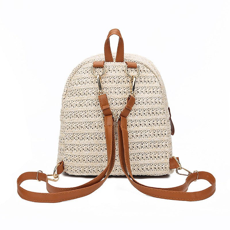 Straw Woven Backpack - Fashionista Finesse