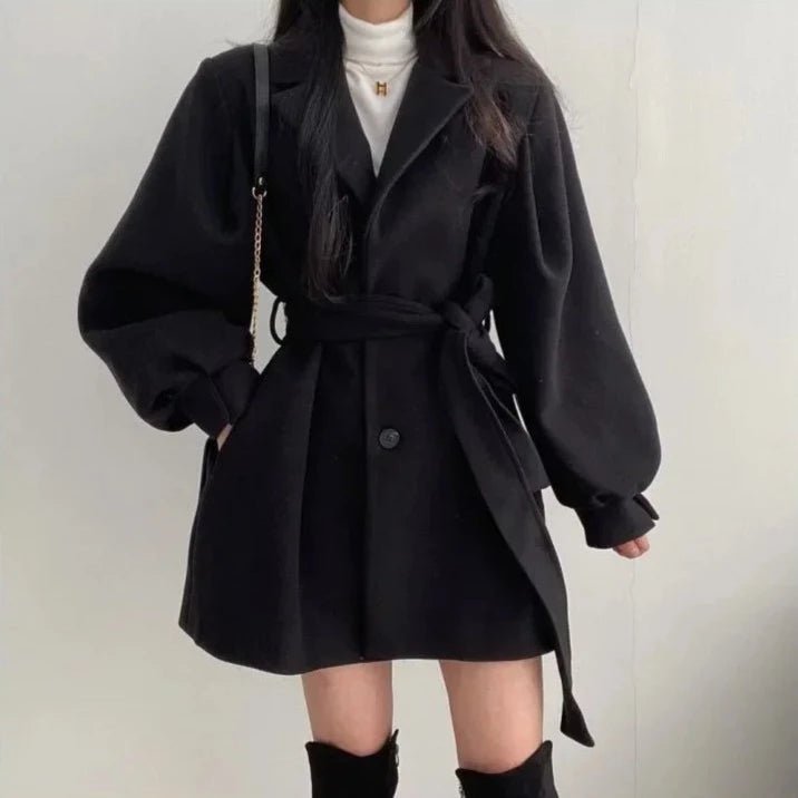 Thickened Wool Coat - Fashionista Finesse