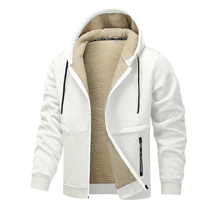 Men's Fashion Lambswool Thickened Coat Sweatshirt