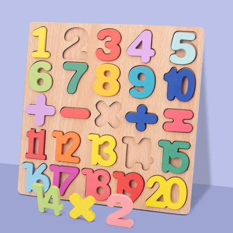 Alphabet and Number Building Blocks