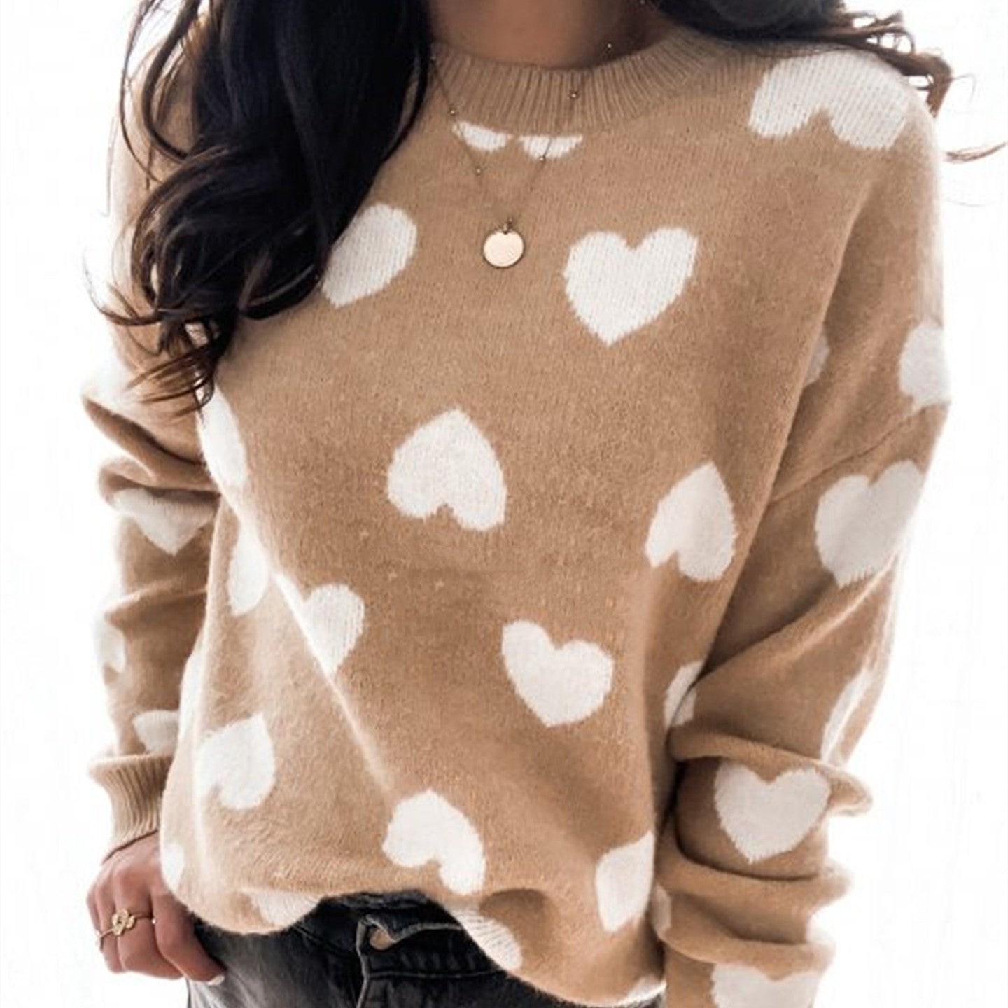 Women's  Pullover Love Sweater