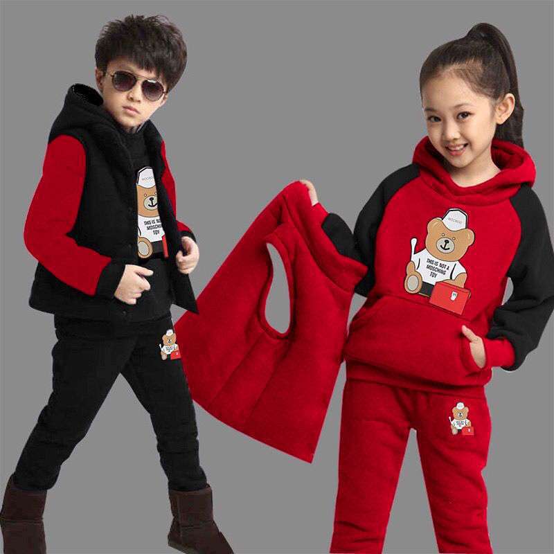 Sport Suit Casual Boys Clothing 3ps Sets