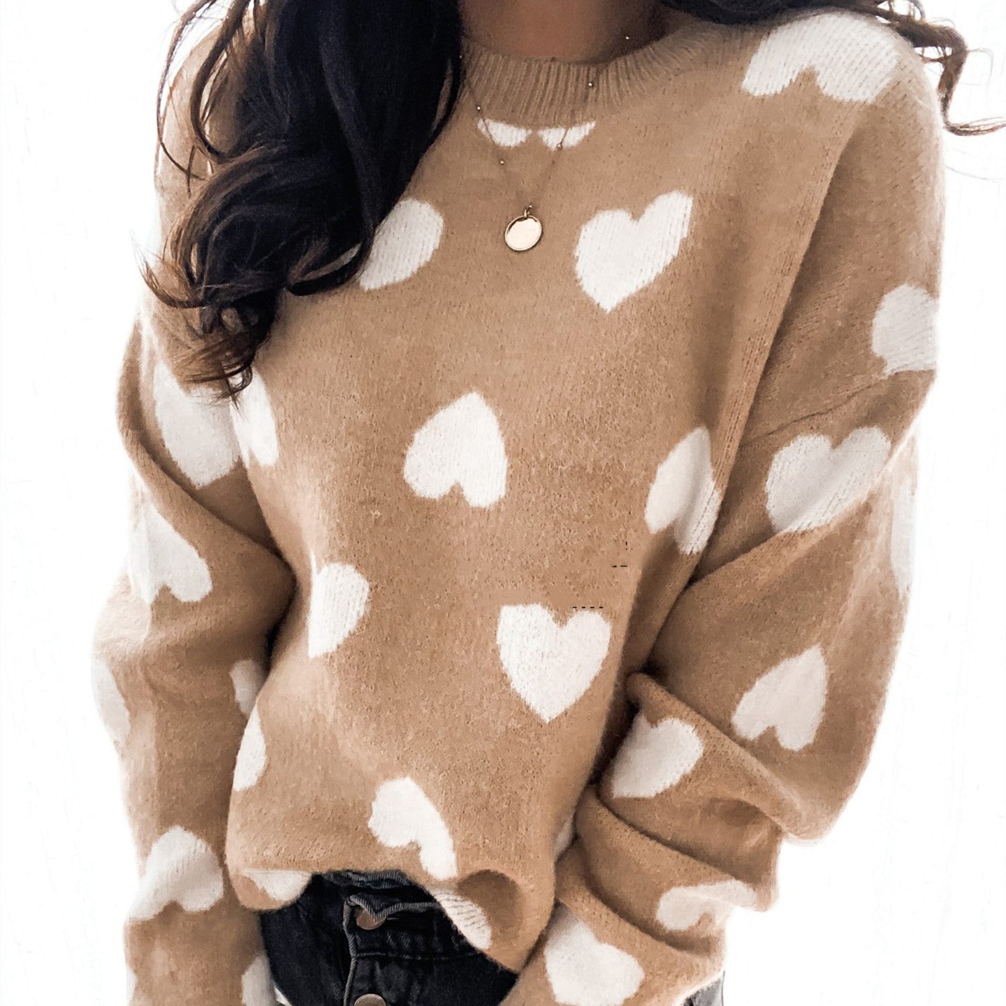 Women's  Pullover Love Sweater