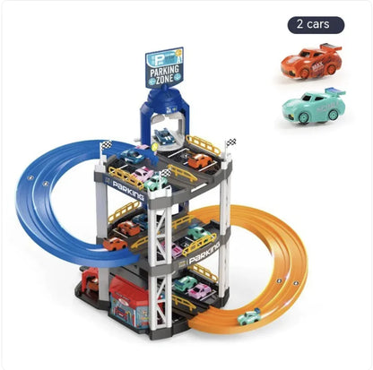 Children's Adventure Train Set Toy for Car Entrance