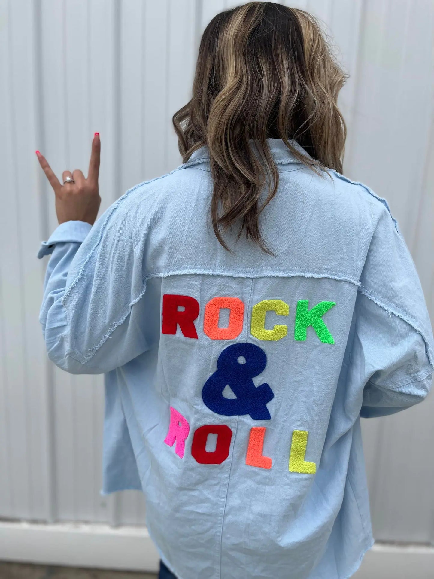 Rock & Roll Denim Button Up