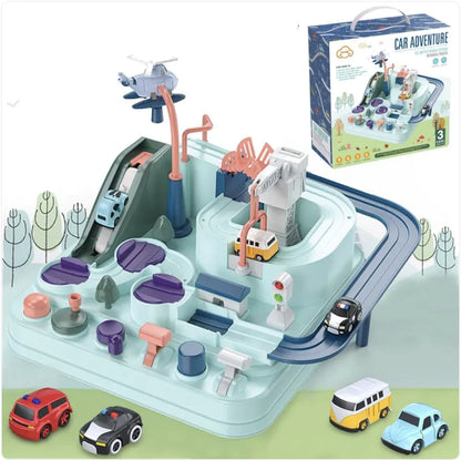 Children's Adventure Train Set Toy for Car Entrance