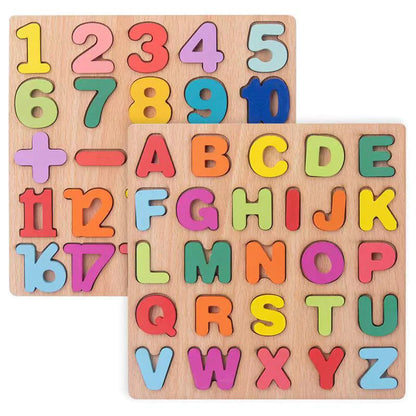 Alphabet and Number Building Blocks