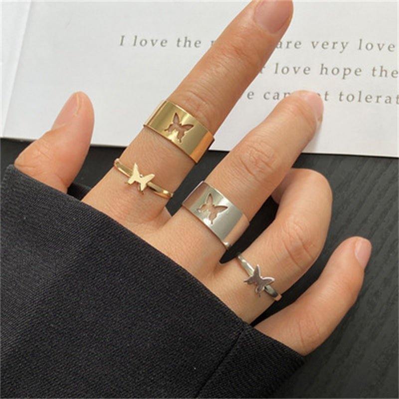 Butterfly Rings - Fashionista Finesse