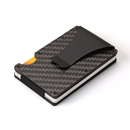 Carbon Fiber Credit Card Holder Wallet - Fashionista Finesse