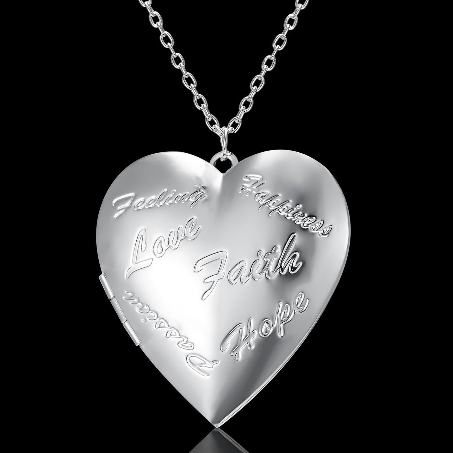 Carved Love Necklace - Fashionista Finesse