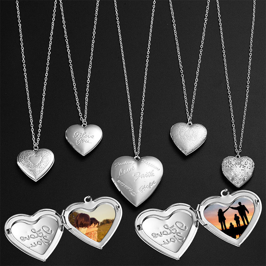 Carved Love Necklace - Fashionista Finesse