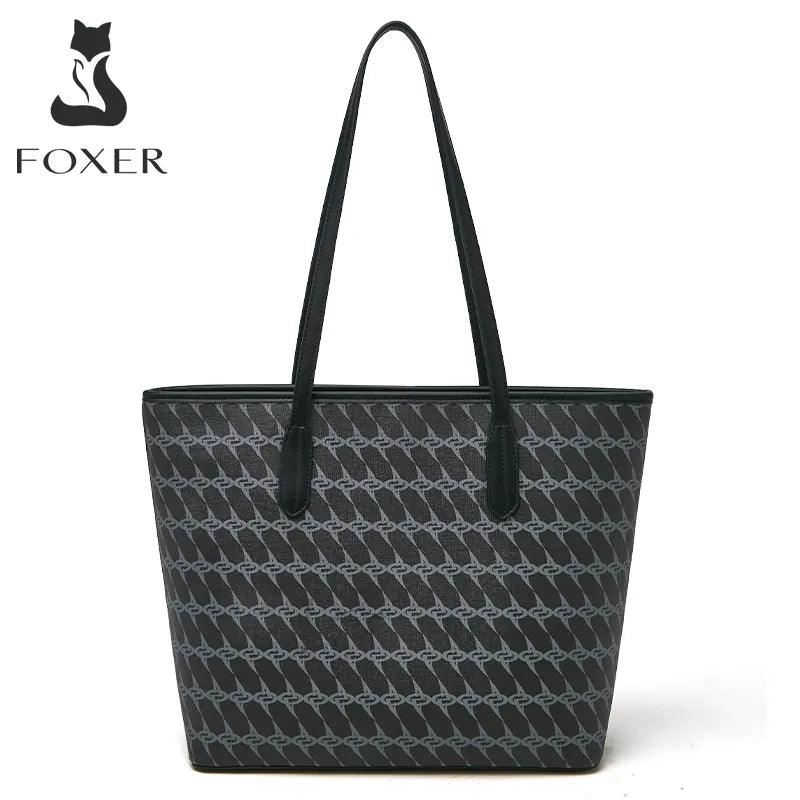 FOXER Women's High Capacity Handbag Fashionable - Fashionista Finesse