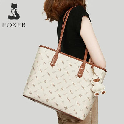 FOXER Women's High Capacity Handbag Fashionable - Fashionista Finesse