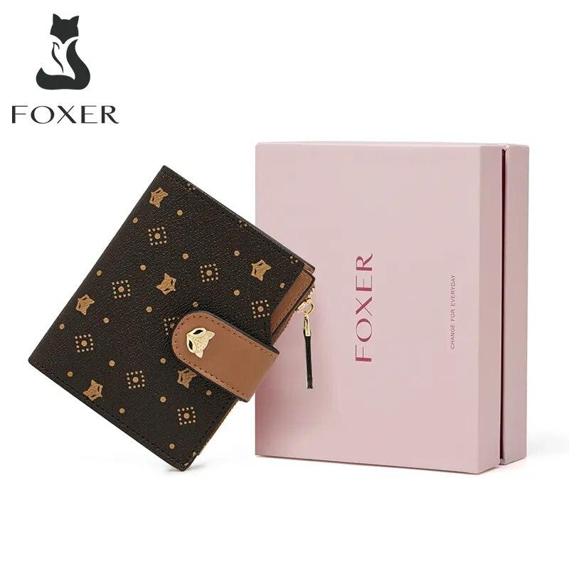 FOXER Women's Short Wallet (PVC Leather) - Fashionista Finesse