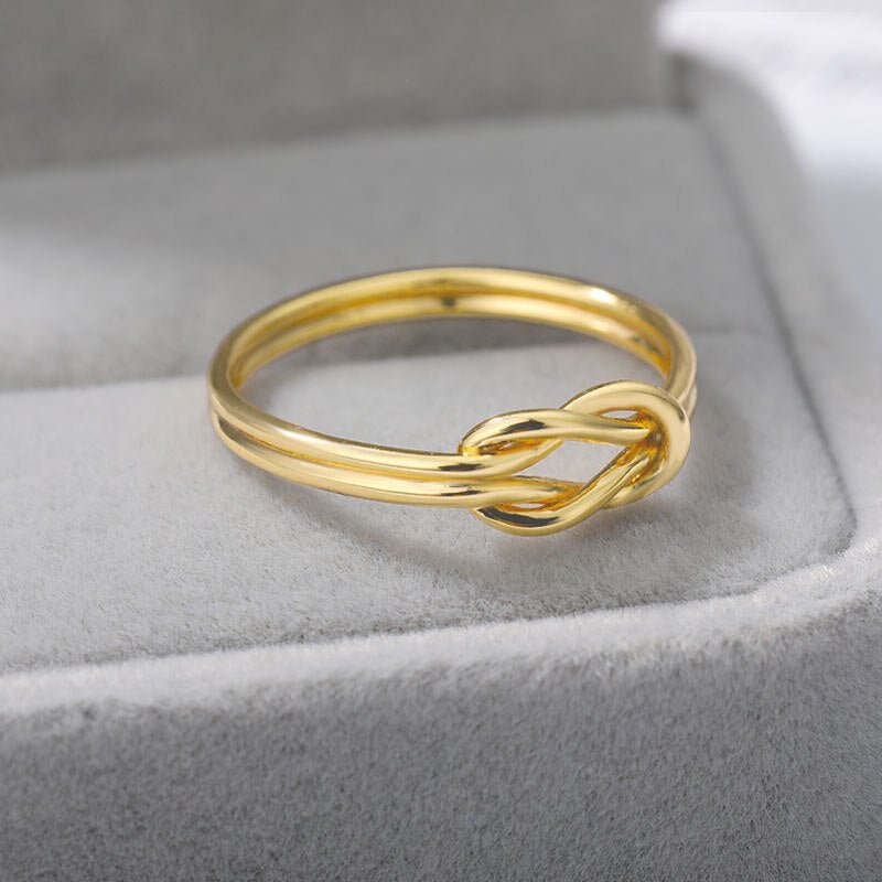 Knot Infinity Rings For Women - Fashionista Finesse