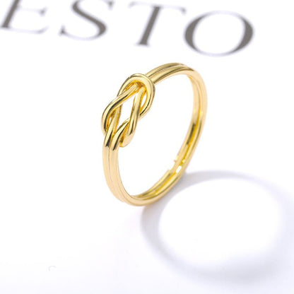 Knot Infinity Rings For Women - Fashionista Finesse