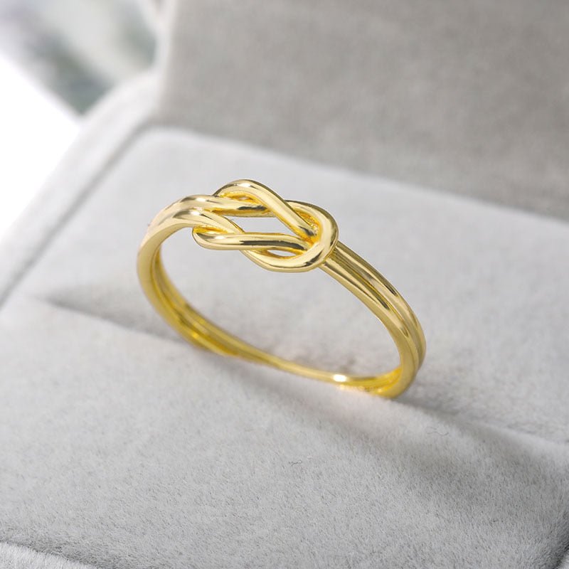 Knot Infinity Rings For Women - Fashionista Finesse