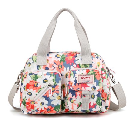 Large Flower Style Handbag - Fashionista Finesse