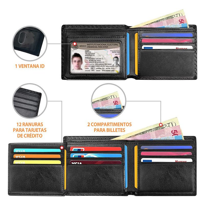 Men's Anti-Magnetic Thin Wallet - Fashionista Finesse