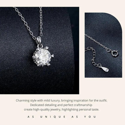 Moissanite Pendant Necklace - Fashionista Finesse