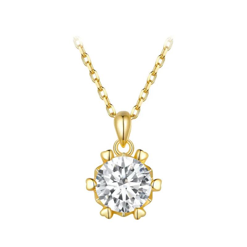 Moissanite Pendant Necklace - Fashionista Finesse