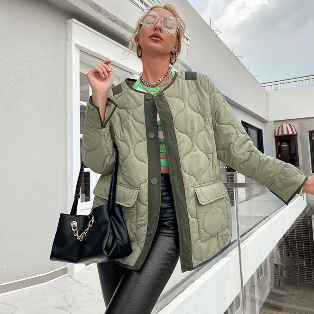 Perri Quilted Jacket - Fashionista Finesse