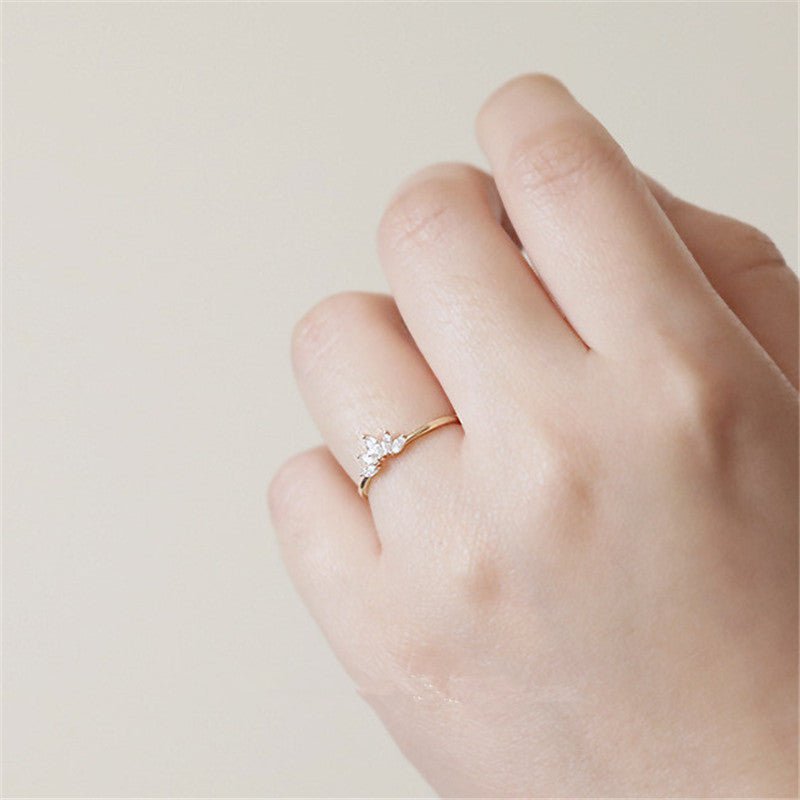 Simple Crown Rings - Fashionista Finesse