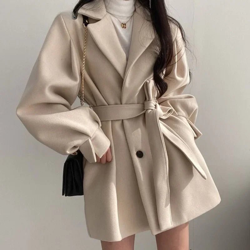 Thickened Wool Coat - Fashionista Finesse