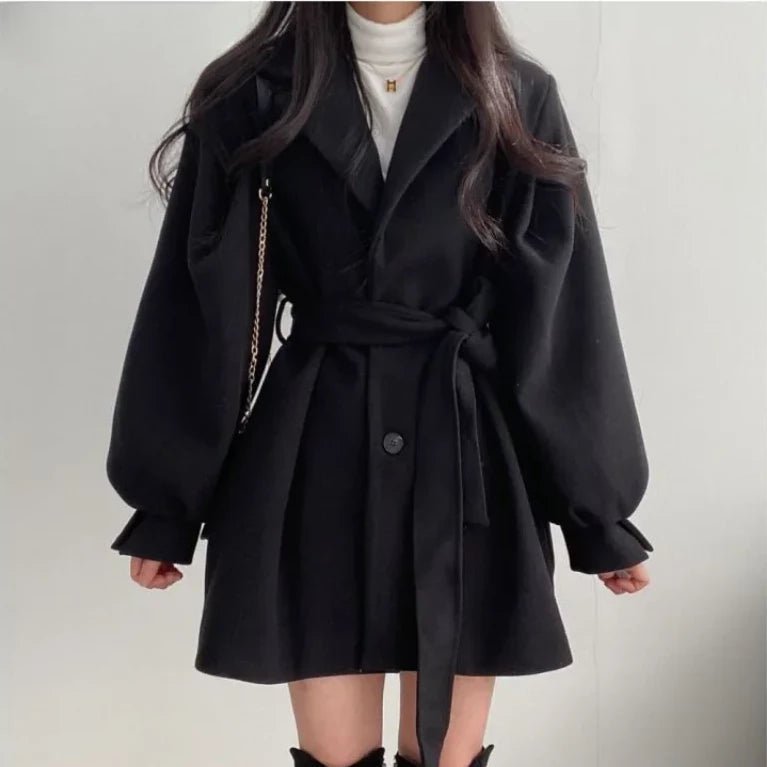 Thickened Wool Coat - Fashionista Finesse